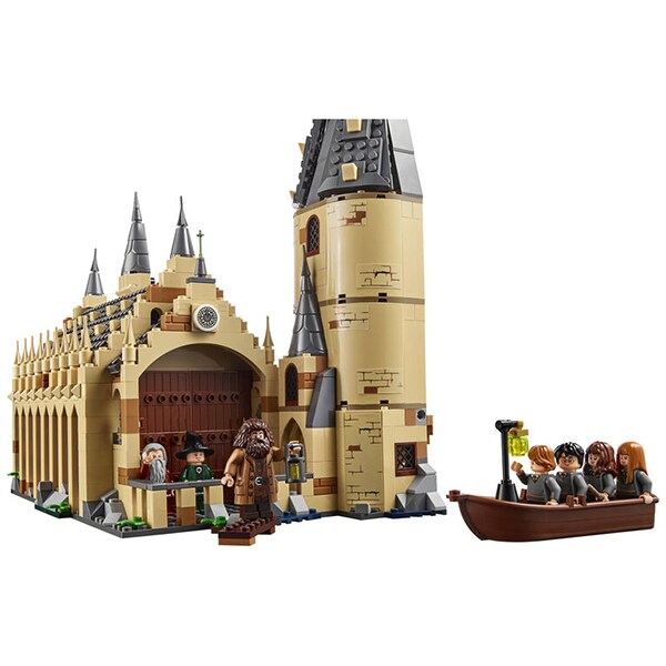 LEGO Harry Potter: Sala Mare Hogwarts 75954, 9 - 14 ani, 878 piese