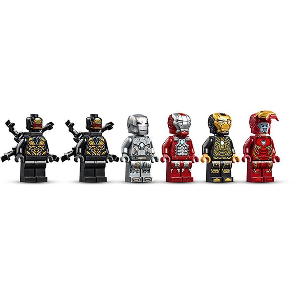 LEGO Super Heroes: Iron Man Sala Armurilor 76125, 7 ani+, 524 piese