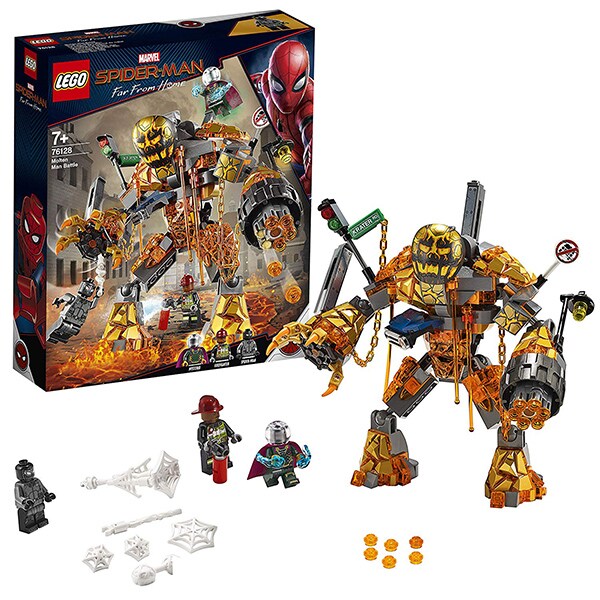 LEGO Super Heroes: Batalia cu Molten Man 76128, 7 ani+, 294 piese