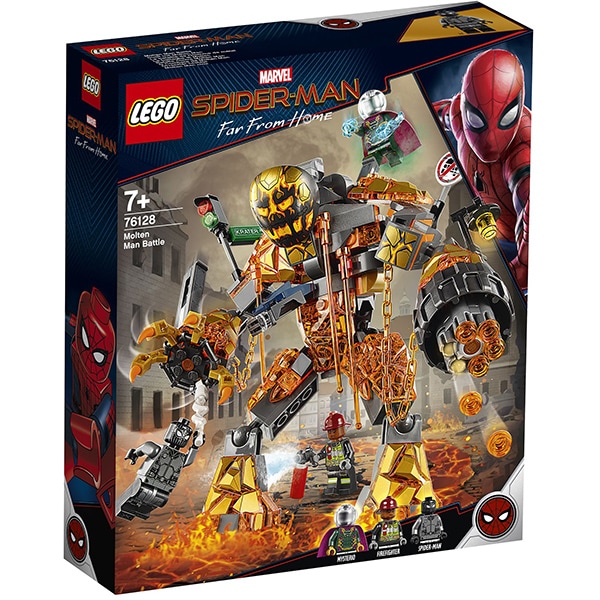 LEGO Super Heroes: Batalia cu Molten Man 76128, 7 ani+, 294 piese