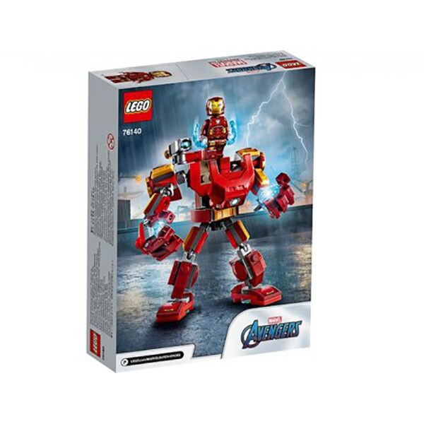 LEGO Super Heroes: Robot Iron Man 76140, 6 ani+, 148 piese