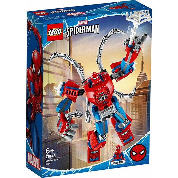 LEGO Super Heroes: Robot Spider Man 76146, 6 ani+, 152 piese