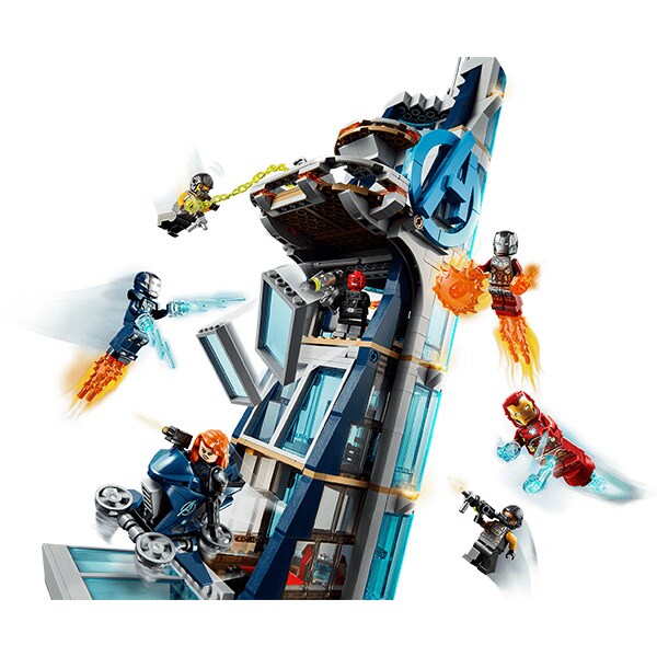 LEGO Super Heroes: Lupta din turn a Razbunatorilor 76166, 8 ani+, 685 piese