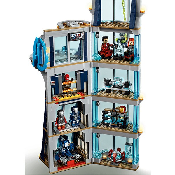 LEGO Super Heroes: Lupta din turn a Razbunatorilor 76166, 8 ani+, 685 piese