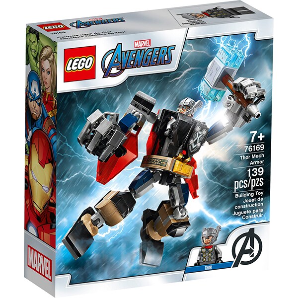 LEGO Super Heroes: Armura lui Thor 76169, 7 ani+, 139 piese