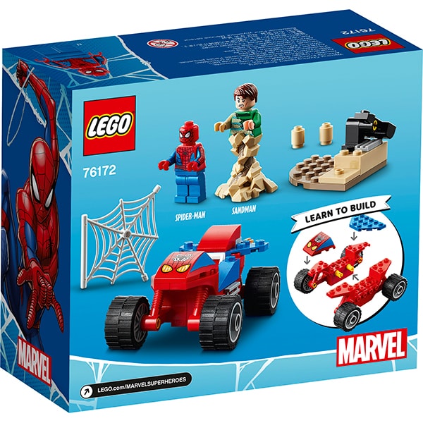 LEGO Super Heroes: Confruntarea dintre Omul paianjen si Sandman 76172, 4 ani+, 45 piese
