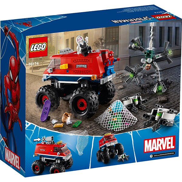 LEGO Super Heroes: Camionul gigant al Omului paianjen contra Mysterio 76174, 8 ani+, 439 piese