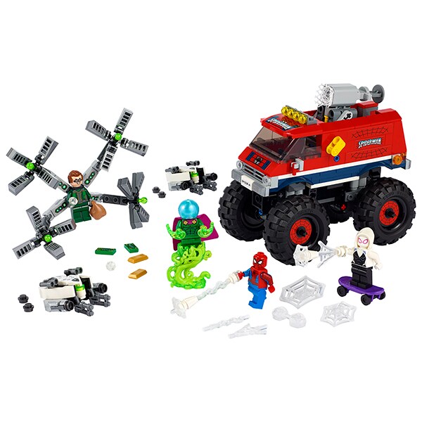 LEGO Super Heroes: Camionul gigant al Omului paianjen contra Mysterio 76174, 8 ani+, 439 piese