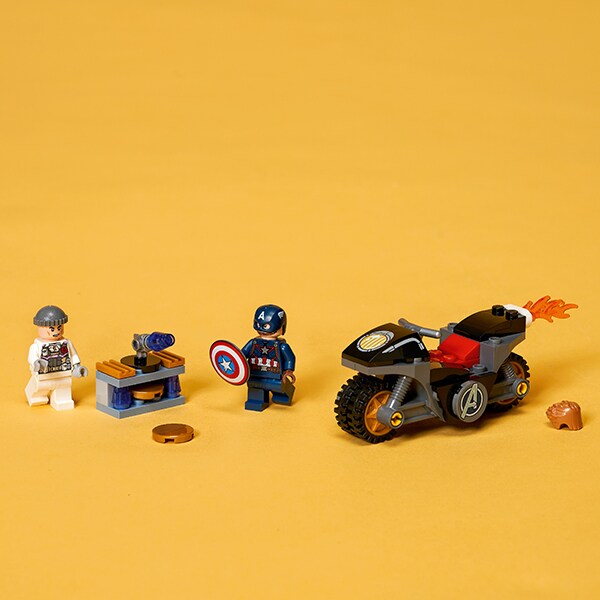 LEGO Super Heroes: Marvel infruntarea dintre Captain America si Hydra 76189, 4 ani+, 49 piese
