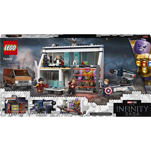 LEGO Super Heroes: Sfarsitul jocului Batalia finala 76192, 8 ani+, 527 piese