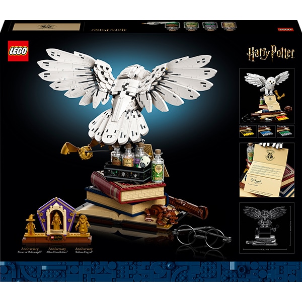 LEGO Harry Potter: Embleme Hogwarts - Editie de colectie 76391, 18 ani+, 3010 piese
