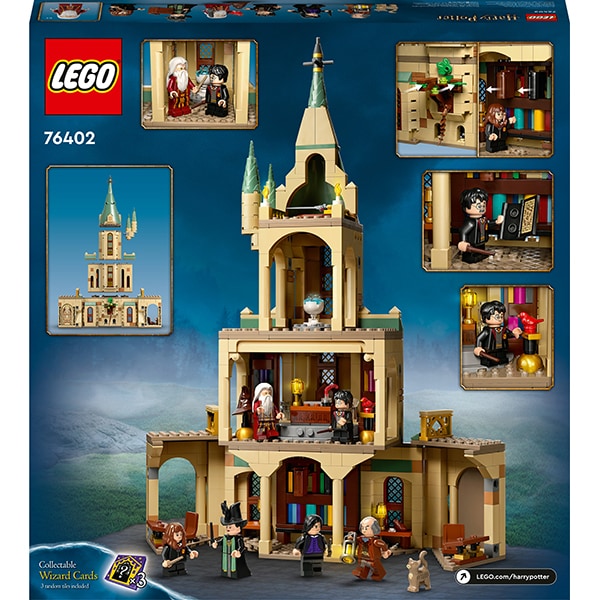 LEGO Harry Potter: Hogwarts - Biroul lui Dumbledore 76402, 8 ani+, 654 piese