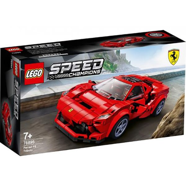 LEGO Speed Champions: Ferarri F8 Tributo 76895, 7 ani+, 275 piese