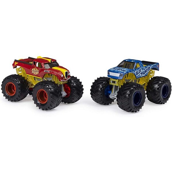 Set 2 masinute MONSTER JAM Radical Rescue si Blue Thunder 6044943_20123610, 3 ani+, multicolor