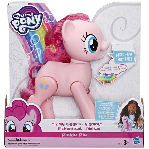 Figurina MY LITTLE PONY Pinkie Pie Oh my giggles E5106, 3 ani+, roz