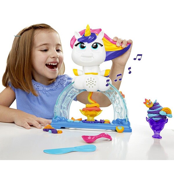 Set PLAY DOH Tootie - Unicornul cu inghetata E5376, 3 ani+, multicolor