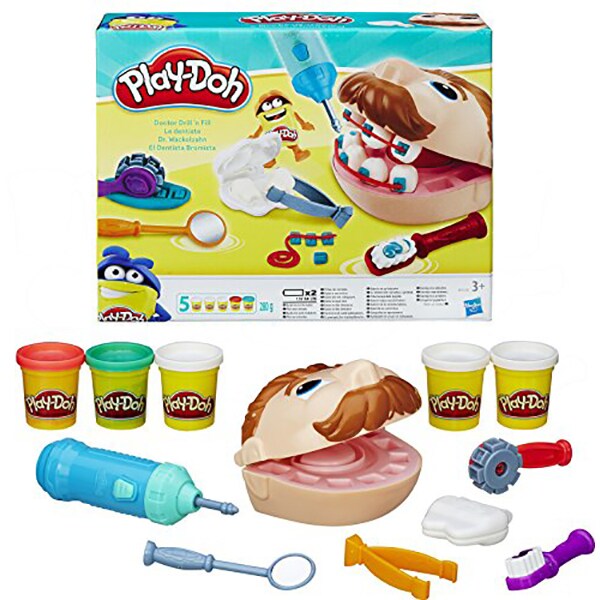 Set PLAY DOH Drill&Fill B5520, 3 ani+, multicolor 