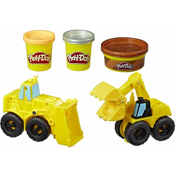 Set PLAY DOH Wheels - Excavator E4294, 3 ani+, galben-negru 