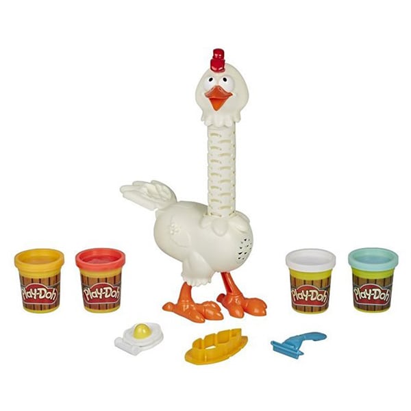 Set PLAY DOH Puiul traznit E6647, 3 ani+, alb-portocaliu