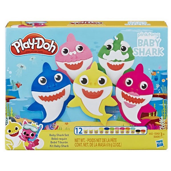 Set PLAY DOH Baby Shark E8141, 3 ani+, multicolor 