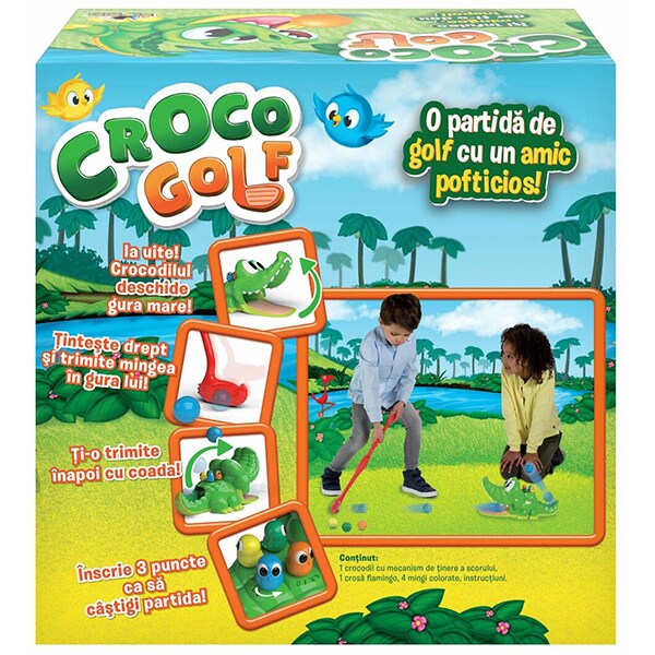 Joc interactiv NORIEL Croco Golf INT1837, 4 ani+, 2 - 4 jucatori
