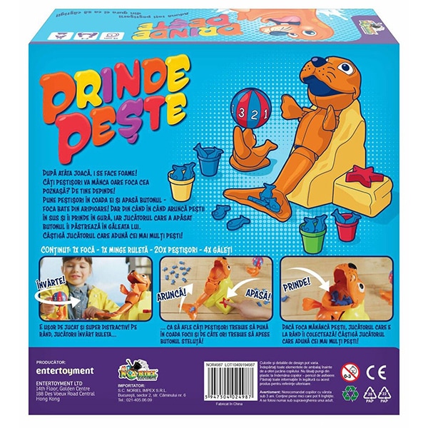 Joc interactiv NORIEL Prinde peste NOR4987, 6 ani+, 2 - 4 jucatori