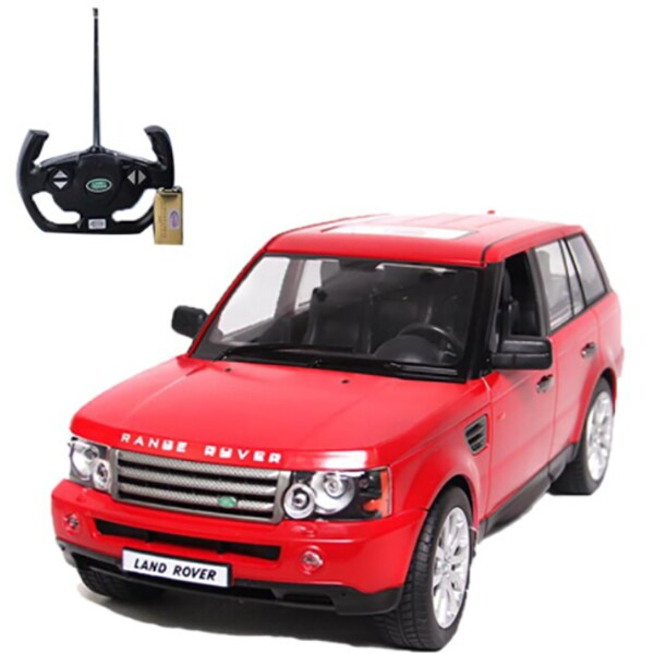 Masinuta cu telecomanda RASTAR Range Rover Sport RAS28200, 3 ani+, rosu-negru