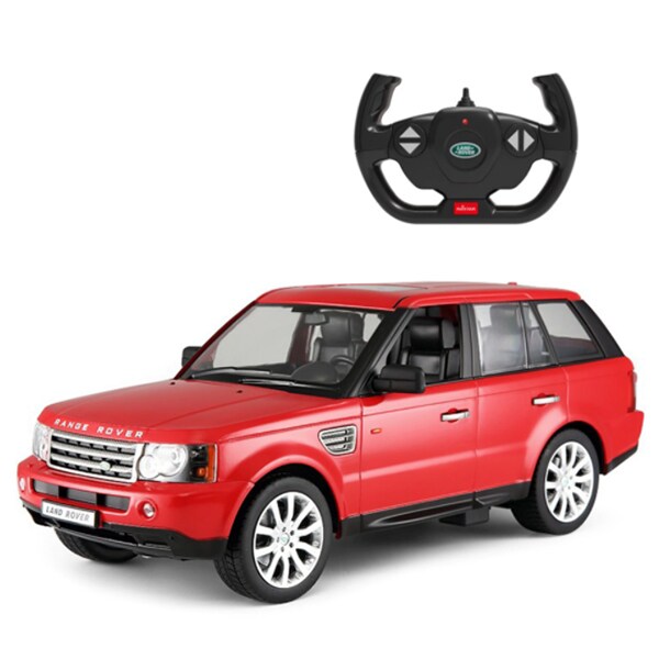 Masinuta cu telecomanda RASTAR Range Rover Sport RAS28200, 3 ani+, rosu-negru