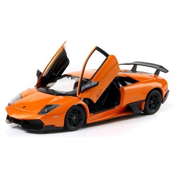 Masinuta RASTAR Lamborghini Murcielago LP670-4, 3 ani+, portocaliu-negru
