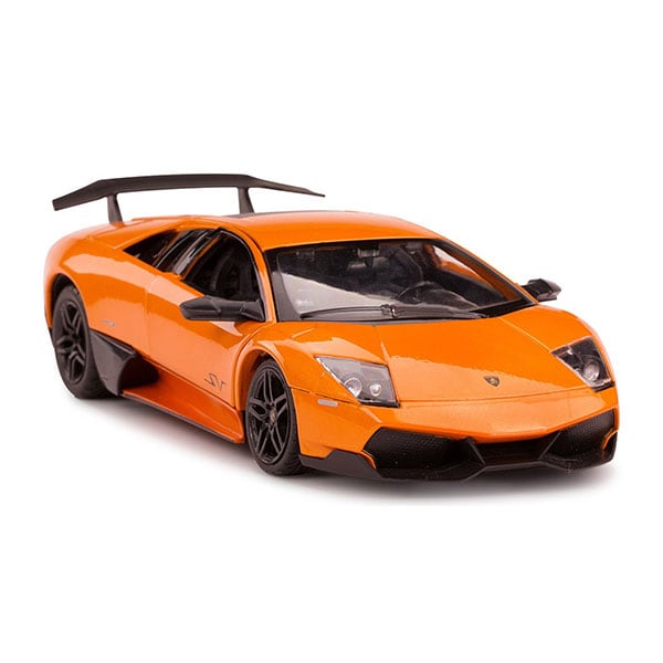 Masinuta RASTAR Lamborghini Murcielago LP670-4, 3 ani+, portocaliu-negru