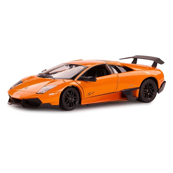 Masinuta RASTAR Lamborghini Murcielago LP670-4, 3 ani+, portocaliu-negru