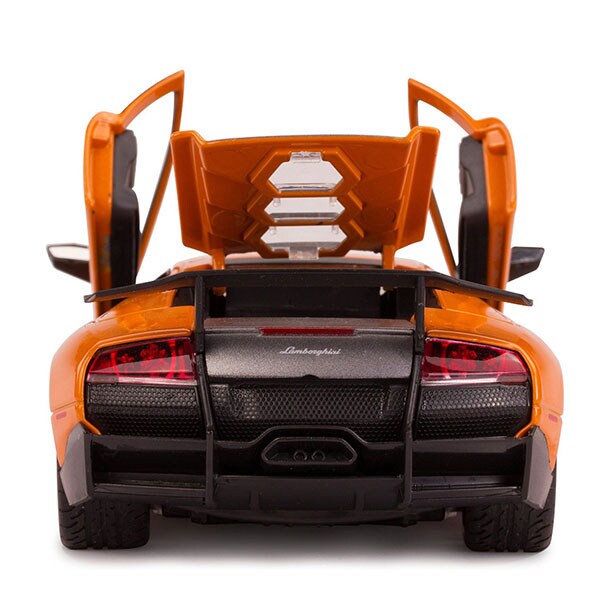 Masinuta RASTAR Lamborghini Murcielago LP670-4, 3 ani+, portocaliu-negru