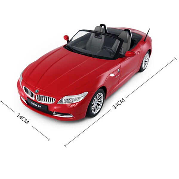 Masinuta cu telecomanda RASTAR RC - Bmw Z4, 3 ani+, rosu-negru