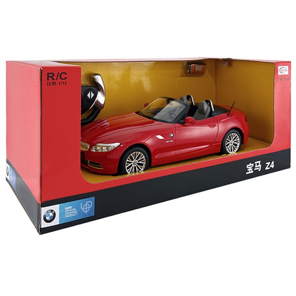 Masinuta cu telecomanda RASTAR RC - Bmw Z4, 3 ani+, rosu-negru