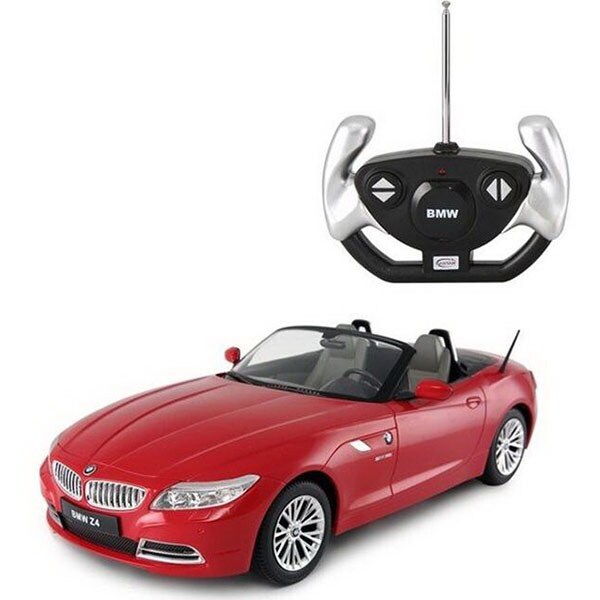 Masinuta cu telecomanda RASTAR RC - Bmw Z4, 3 ani+, rosu-negru