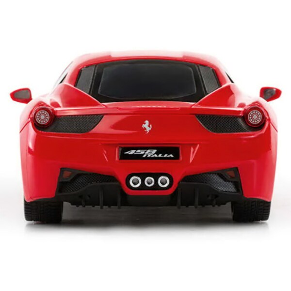 Masinuta cu telecomanda RASTAR Ferrari 458 Italia RAS53400, 3 ani+, rosu-negru