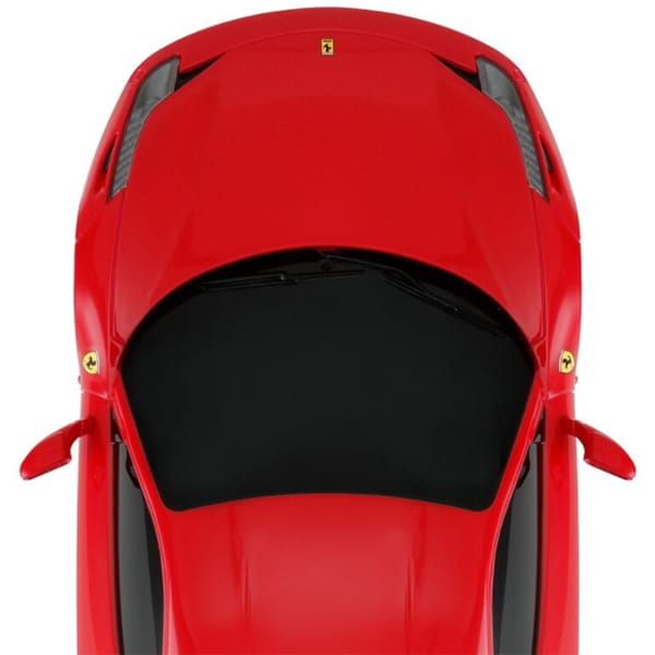 Masinuta cu telecomanda RASTAR Ferrari 458 Italia RAS53400, 3 ani+, rosu-negru