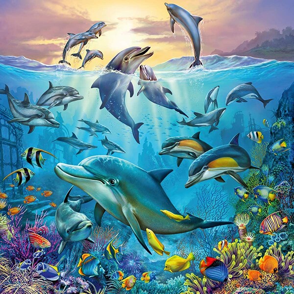 Puzzle RAVENSBURGER Lumea subacvatica RVSPC05149, 5 ani+, 147 piese