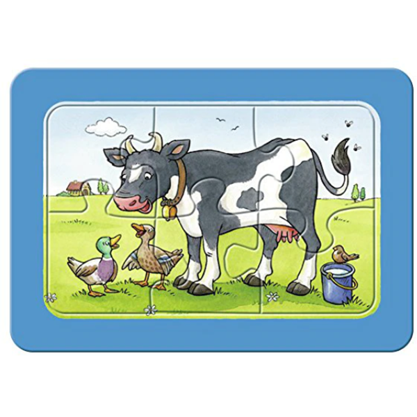 Puzzle RAVENSBURGER My First Puzzles - Animale RVSPC06571, 3 ani+, 18 piese