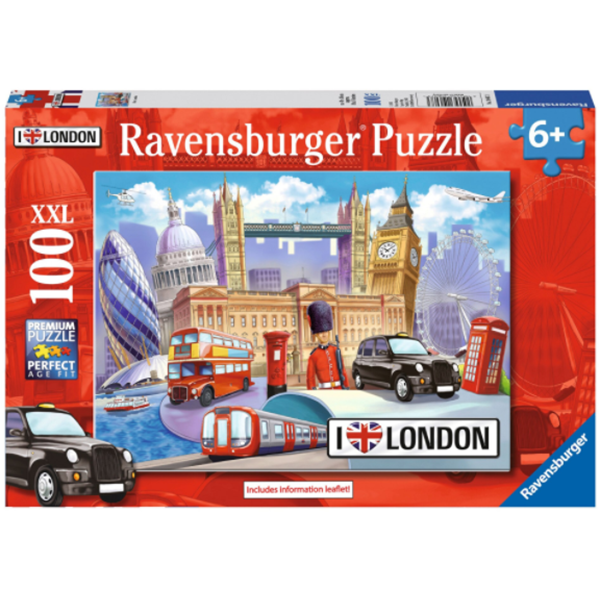 Puzzle RAVENSBURGER Londra RVSPC10607, 6 ani+, 100 piese