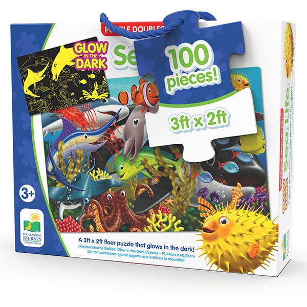 Puzzle THE LEARNING JOURNEY Viata marina TLJ115220, 3 ani+, 100 piese