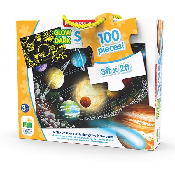 Puzzle THE LEARNING JOURNEY Straluceste in intuneric - Spatiu TLJ782545, 3 ani+, 100 piese