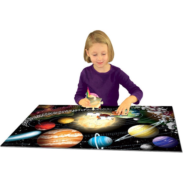 Puzzle THE LEARNING JOURNEY Straluceste in intuneric - Spatiu TLJ782545, 3 ani+, 100 piese