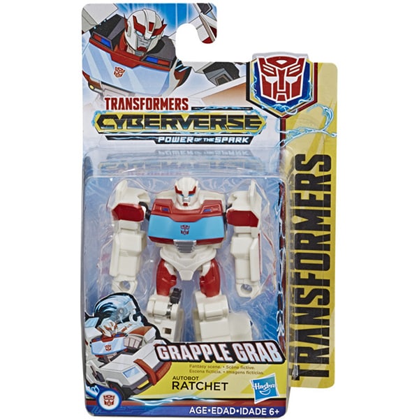Figurina TRANSFORMERS Cyberverse Ratchet E1883_E3634, 6 ani+, multicolor