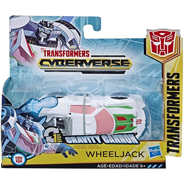 Figurina TRANSFORMERS Cyberverse Wheeljack E3522_E3646, 6 ani+, alb-gri
