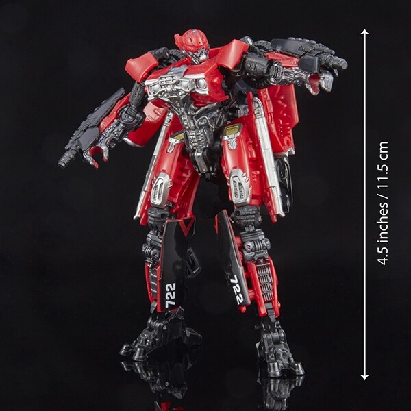 Figurina TRANSFORMERS Shatter seria Deluxe Studio E0701_E3831, 6 ani+, rosu-gri inchis