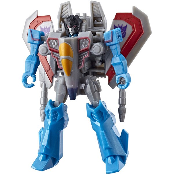 Figurina TRANSFORMERS Cyberverse Action Attackers Warrior Starscream E1883_E1894, 6 ani+, multicolor