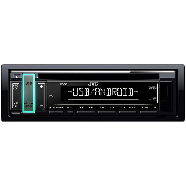 Cd Player Auto Jvc Kd T401 4 X 50w Cd Usb