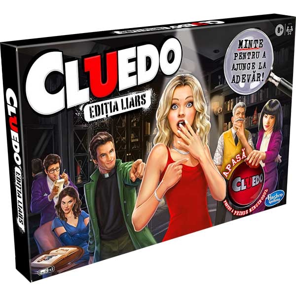 Joc de societate HASBRO Cluedo Liars E9779, 8 ani+, 2-6 jucatori