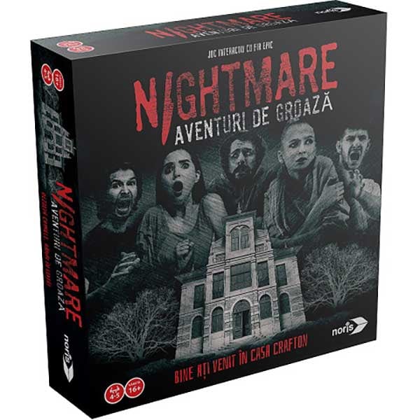 Joc de societate NORIS Nightmare aventuri de groaza 606101896028, 15 ani+, 2-5 jucatori